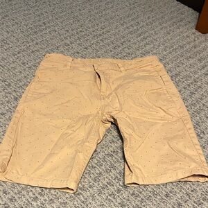 Mayoral Kids Tan Polka Dot Shorts